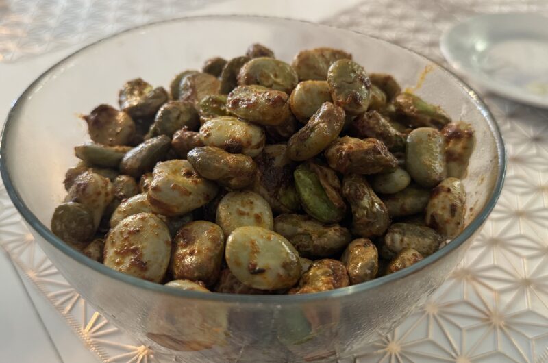 Geröstete Dicke Bohnen aus der AirFryer