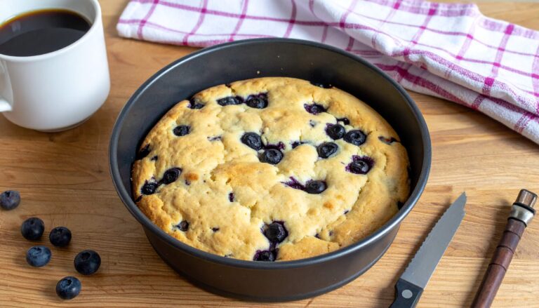 Heidelbeerkuchen aus der AirFryer