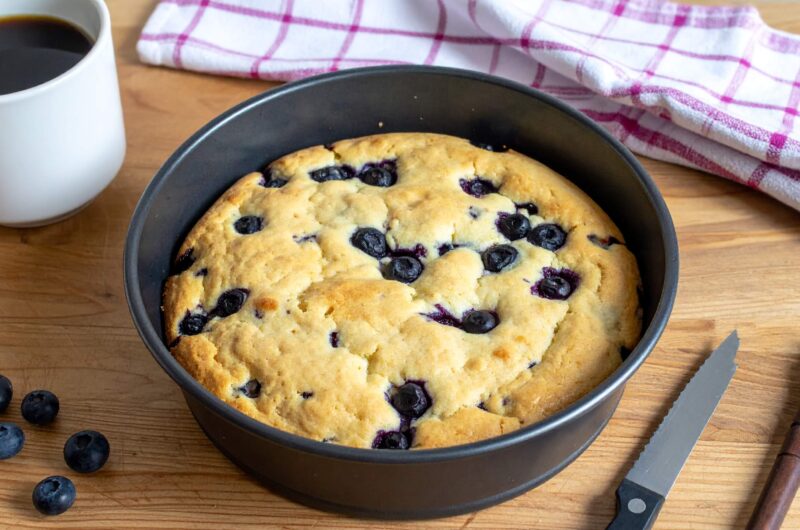 Heidelbeerkuchen aus der AirFryer