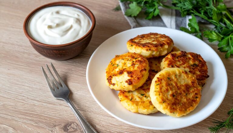 Käse-Kartoffel-Patties aus dem AirFryer