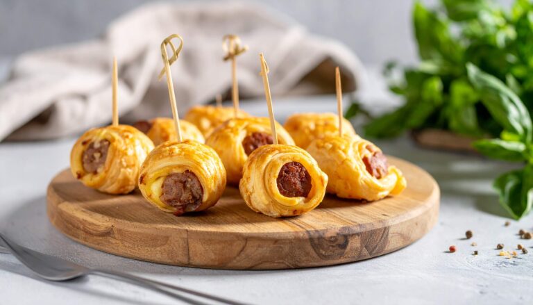 Blätterteig-Schnecken am Stiel aus der AirFryer